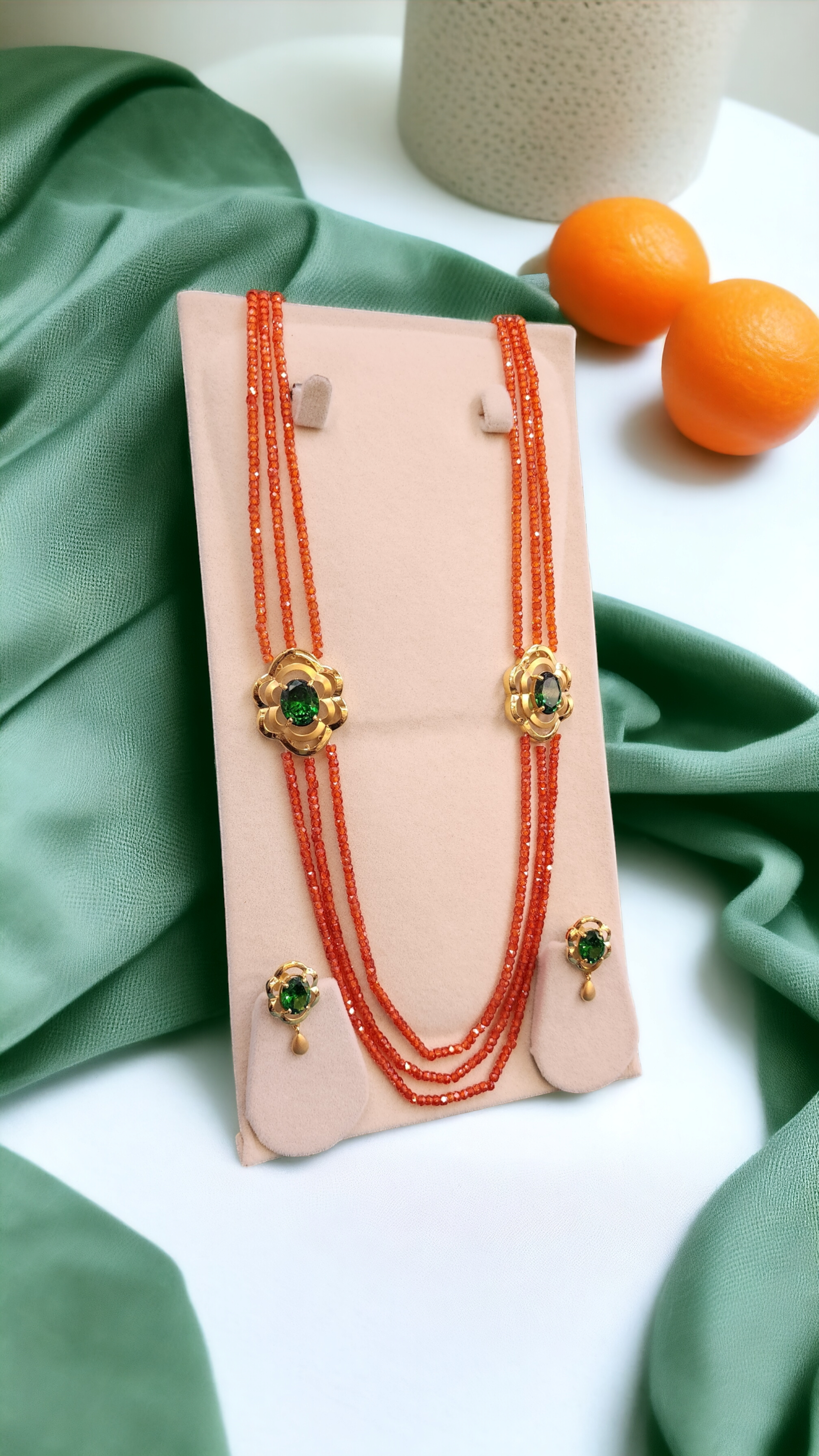 16 Gram 18C Gold Pendent Set - Image 4